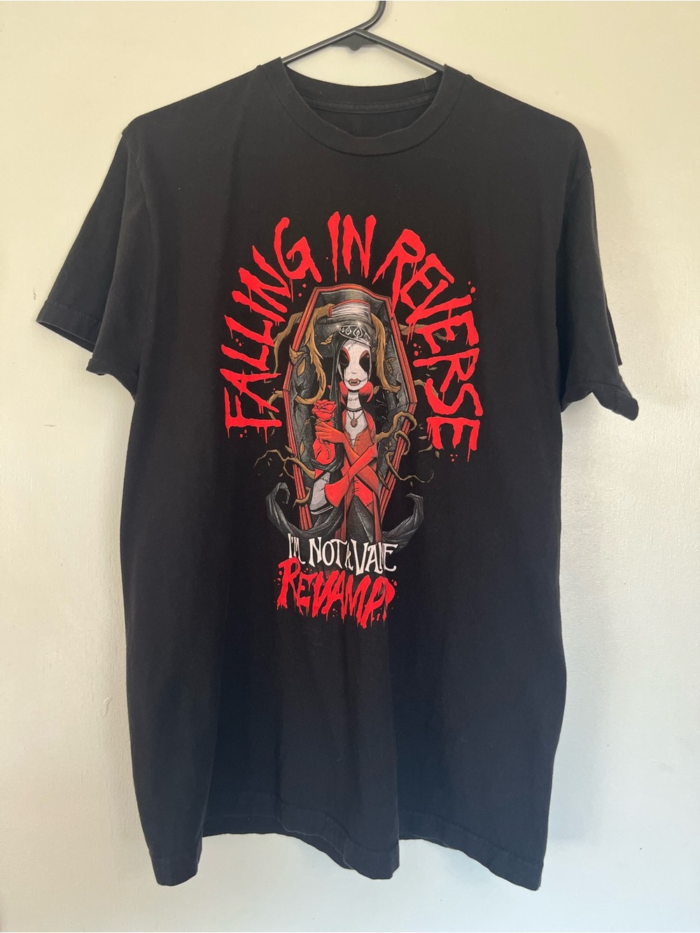 Falling In Reverse I’m Not A Vampire Revamped T Shirt Size L Rock Metal Band